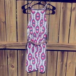 Charlotte Russe Open Back Detail Summer Dress | XS | White